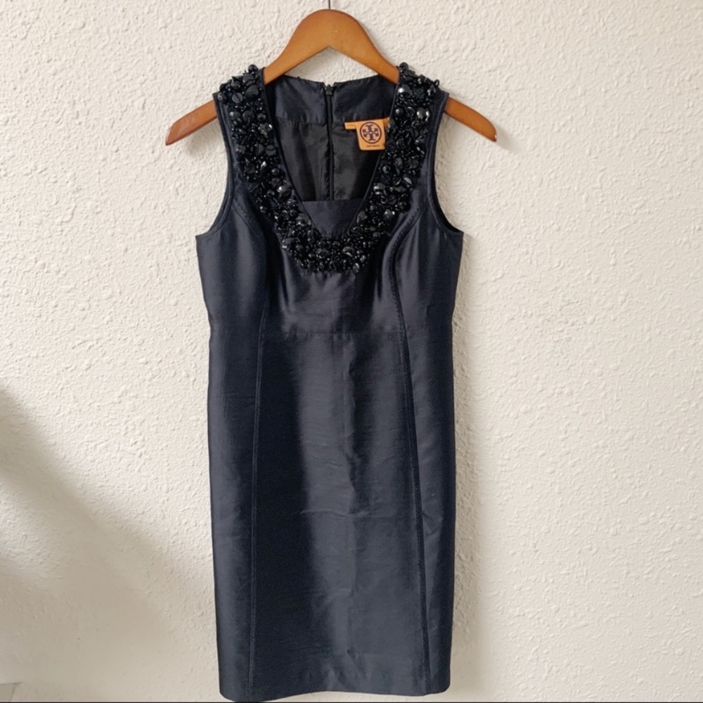 Tory Burch Black silk dress